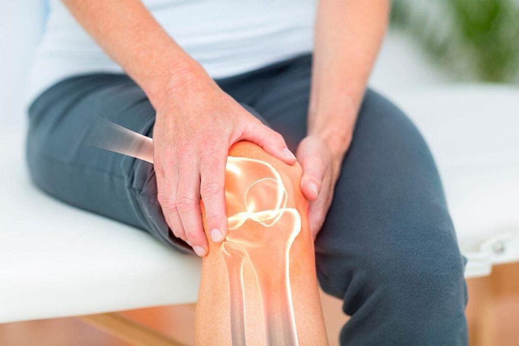 Боль у коленном суставе пры артрыце і артрозе